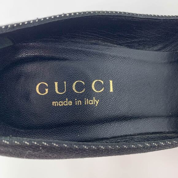 GUCCI Decollete Tessuto Stiletto heel D'Orsay pumps pointed toe whimsigoth - Picture 9 of 13